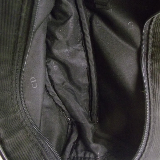 Christian Dior Fabric Cosmetic Case Black 6 of 8