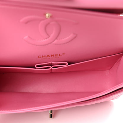 Chanel Caviar Quilted Medium Double Flap Pink 4 of 8