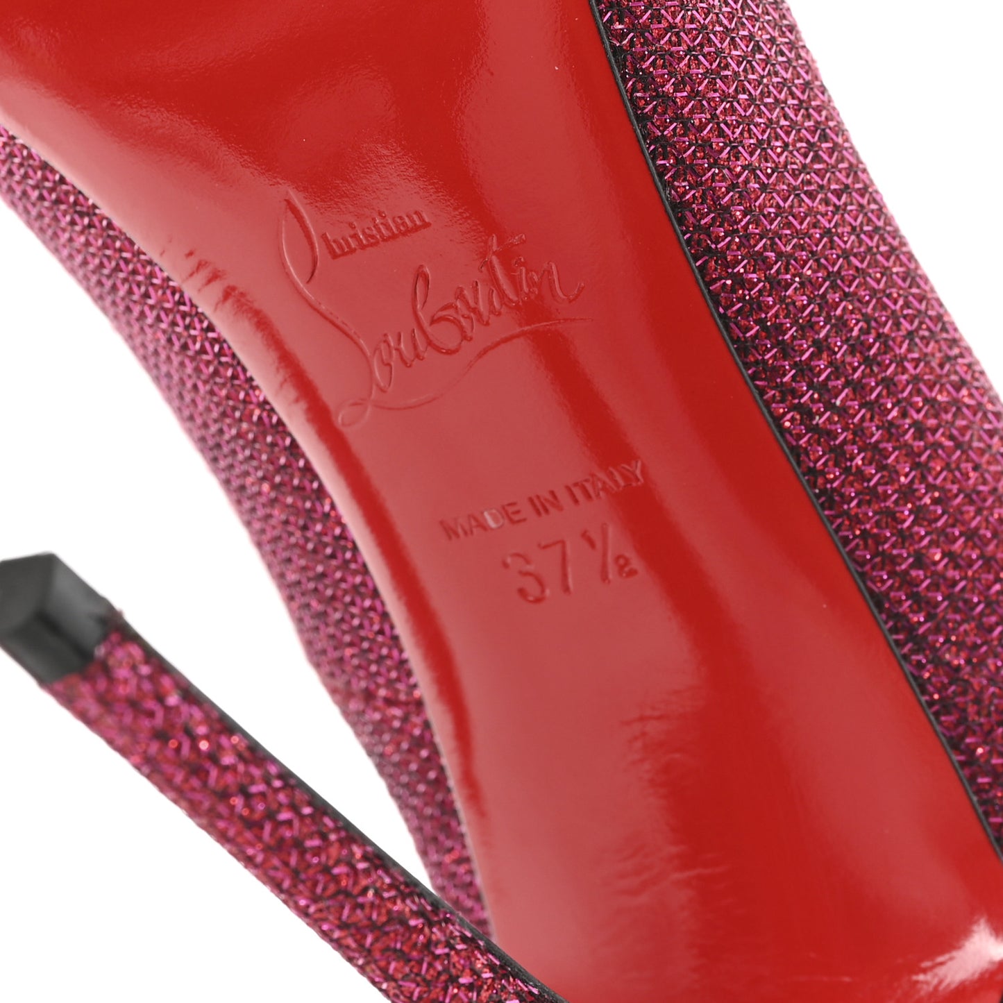 Glitter Tisse Pigalle Follies 120 Pumps 37.5 Cassis
