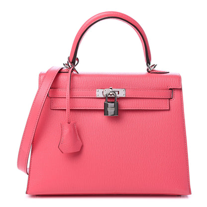 Hermes Chevre Kelly Sellier 25 Rose Lipstick 1 of 8