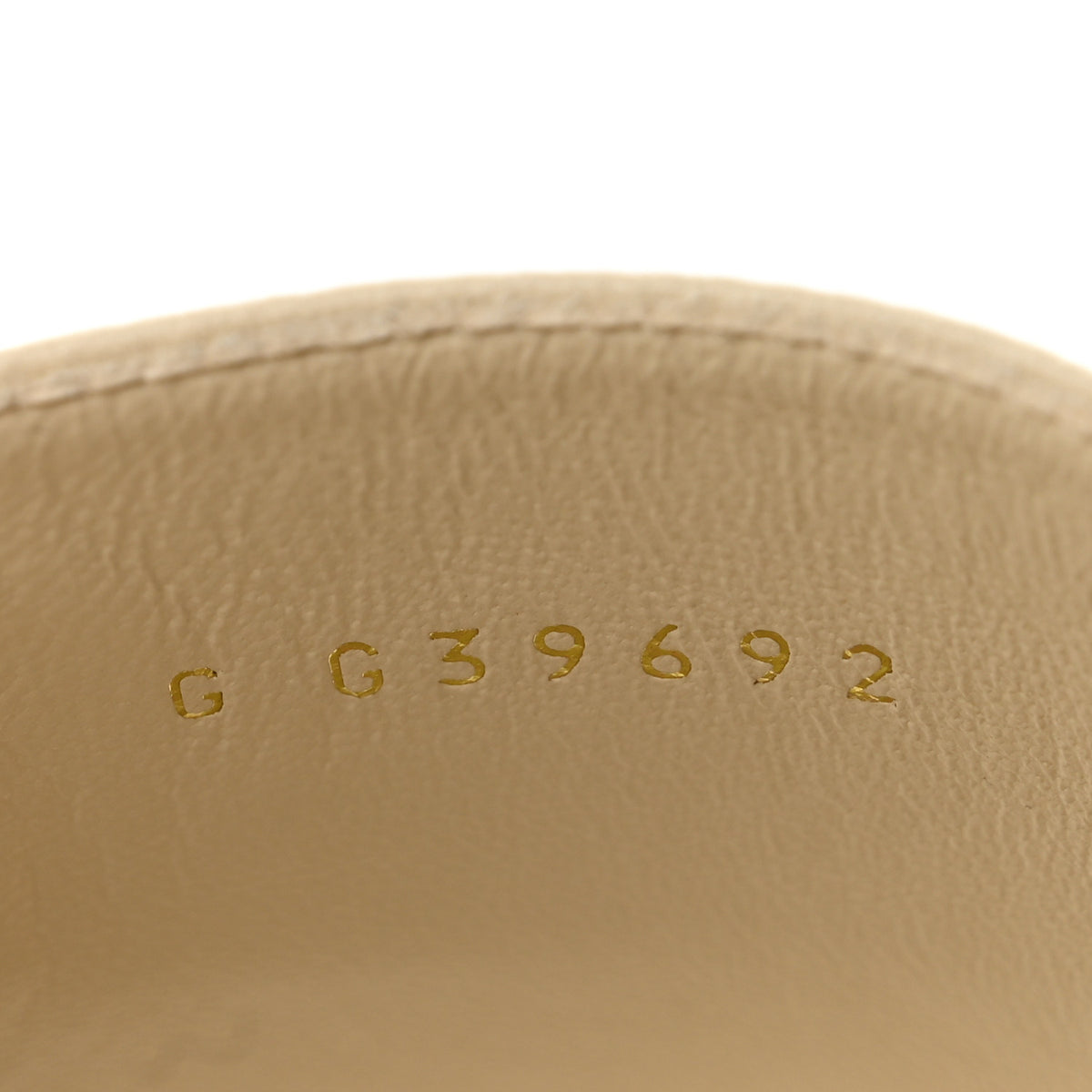 Lambskin Pearl Crystal CC Mules Sandals 36 Light Beige White