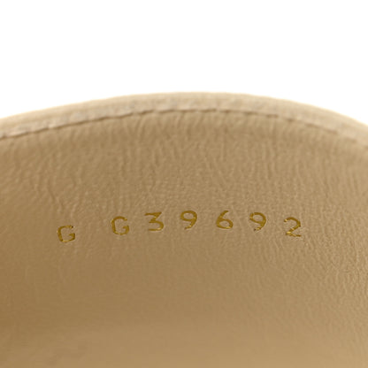 Chanel Lambskin Pearl Crystal CC Mules Sandals 36 Light Beige White 9 of 11