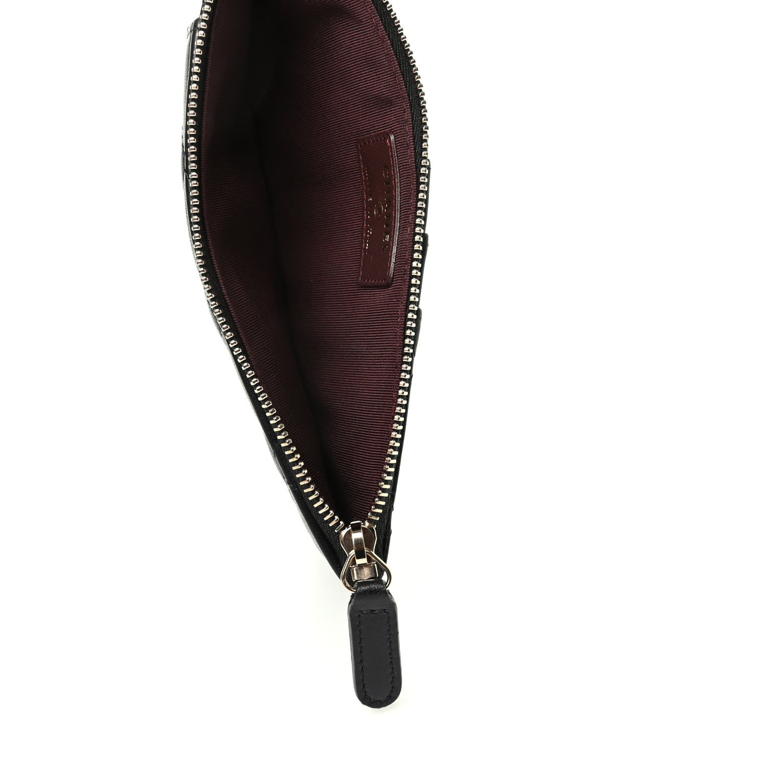 Chanel Lambskin Quilted Classic Flat Wallet Pouch Black 5 of 8