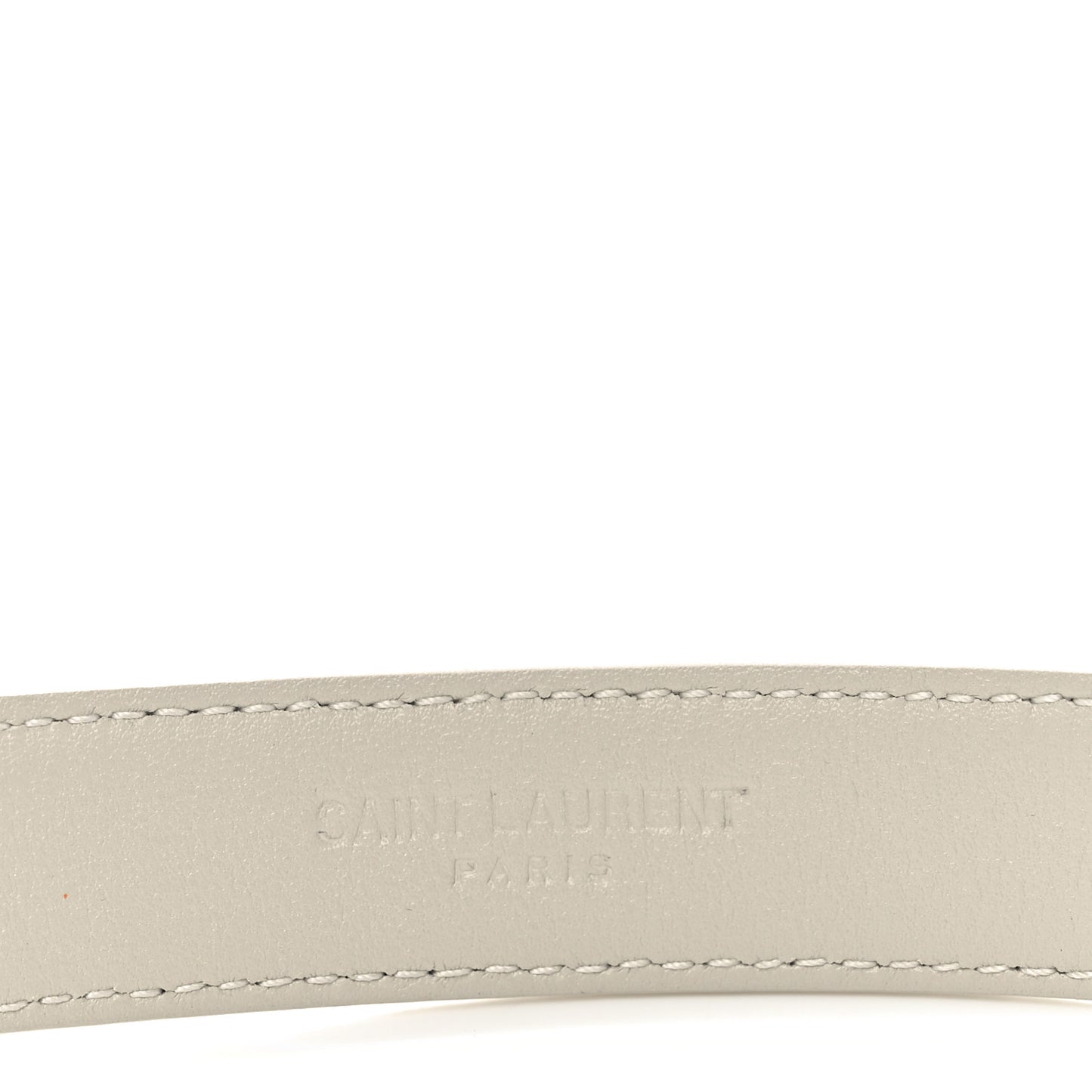 Smooth Calfskin Monogram Square Buckle Belt 85 34 Crema Soft