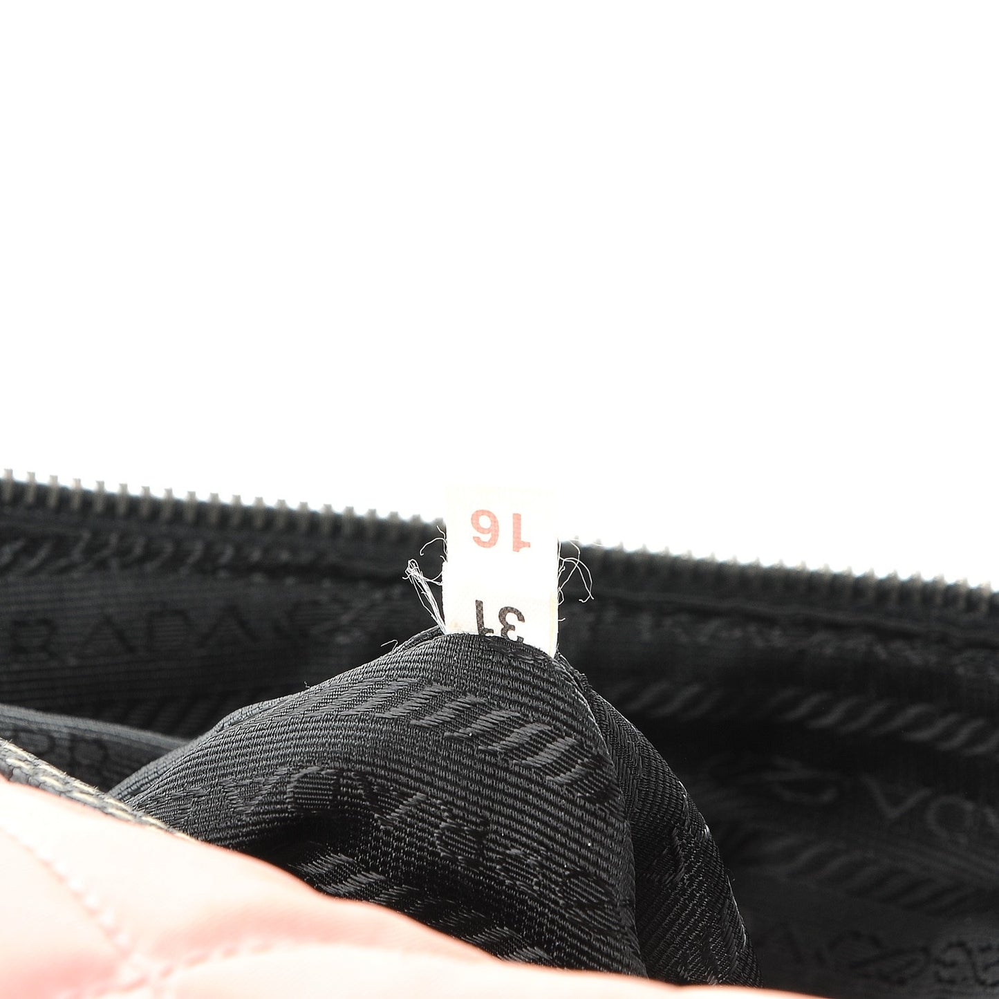 Tessuto Nylon Impuntutato Quilted Shoulder Bag Rosa Black