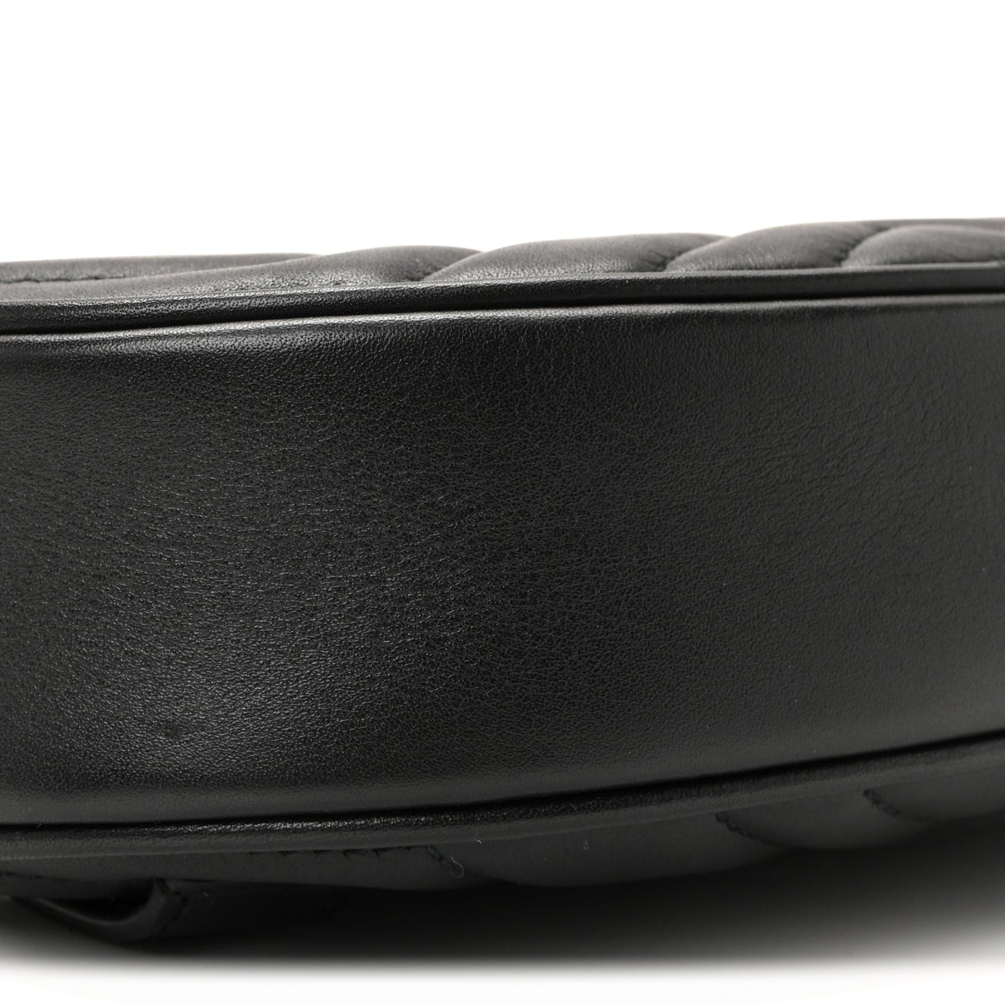 Calfskin Matelasse GG Marmont Belt Bag 85 34 Black