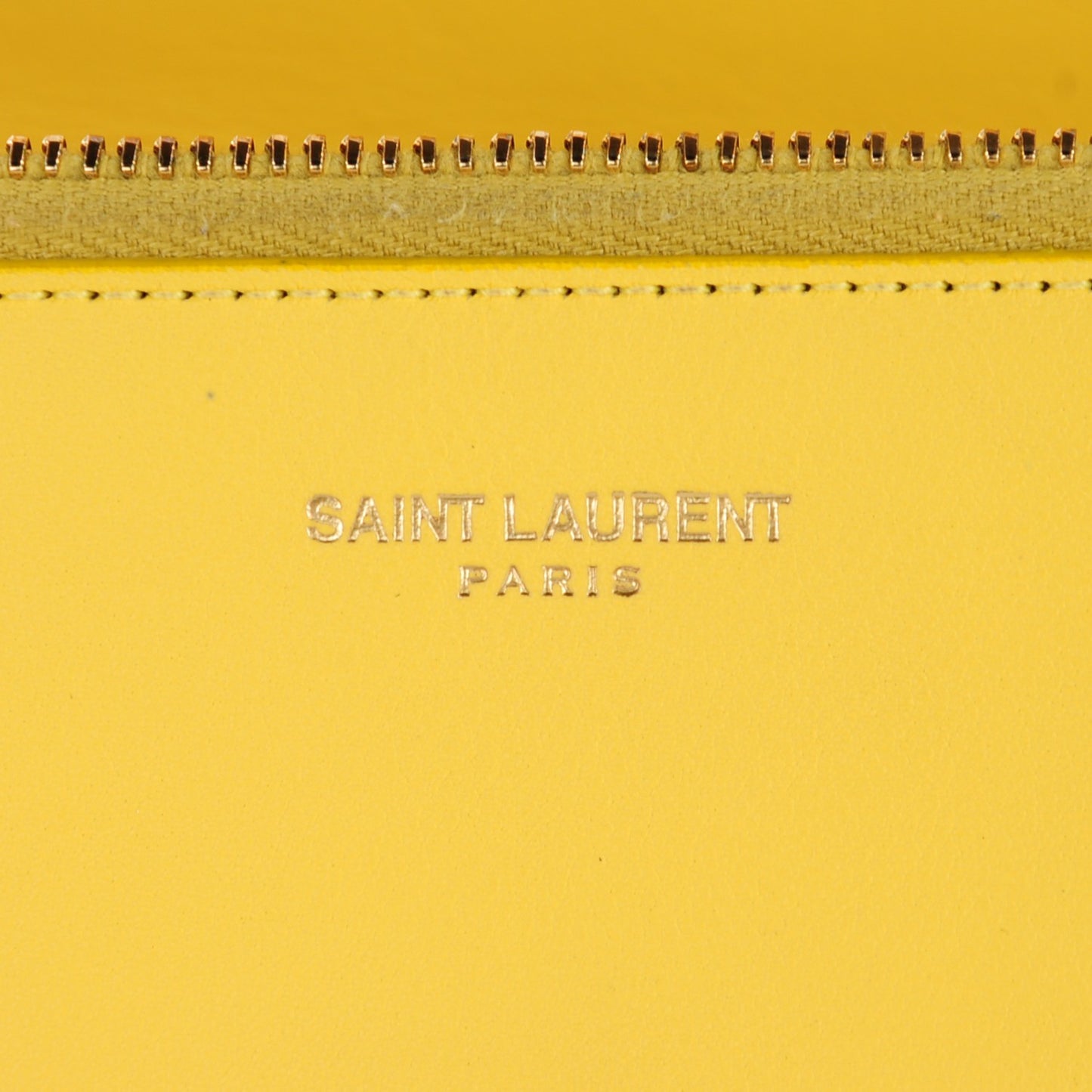 Calfskin Classic Y Ligne Wallet Yellow