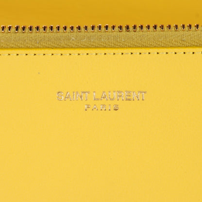 Saint Laurent Calfskin Classic Y Ligne Wallet Yellow 6 of 7