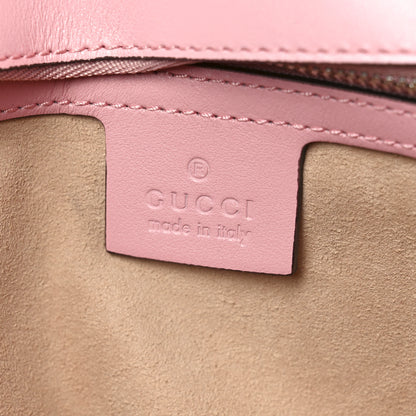 Gucci Calfskin Matelasse Small GG Marmont Shoulder Bag Wild Rose 6 of 10