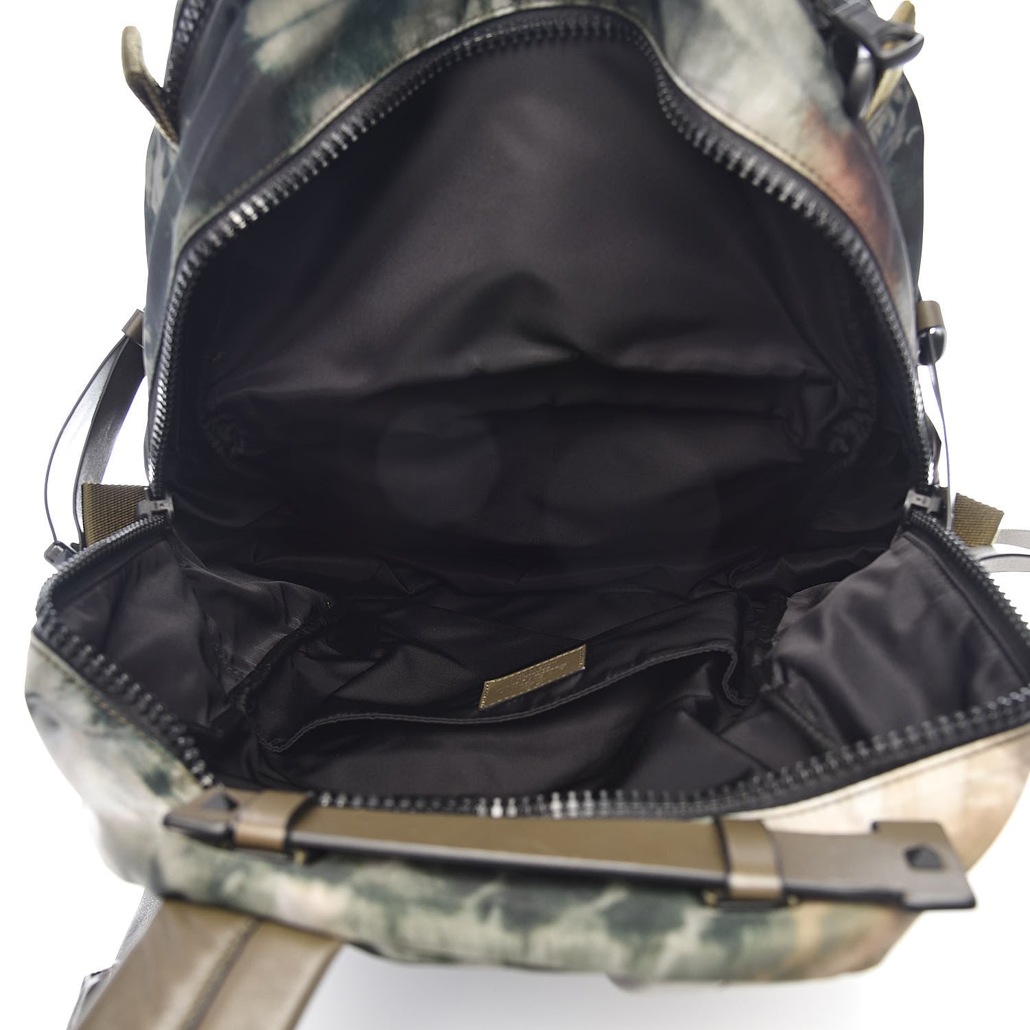 Valentino Garavani Nylon Tie Dye Backpack Deep Army Green 5 of 10