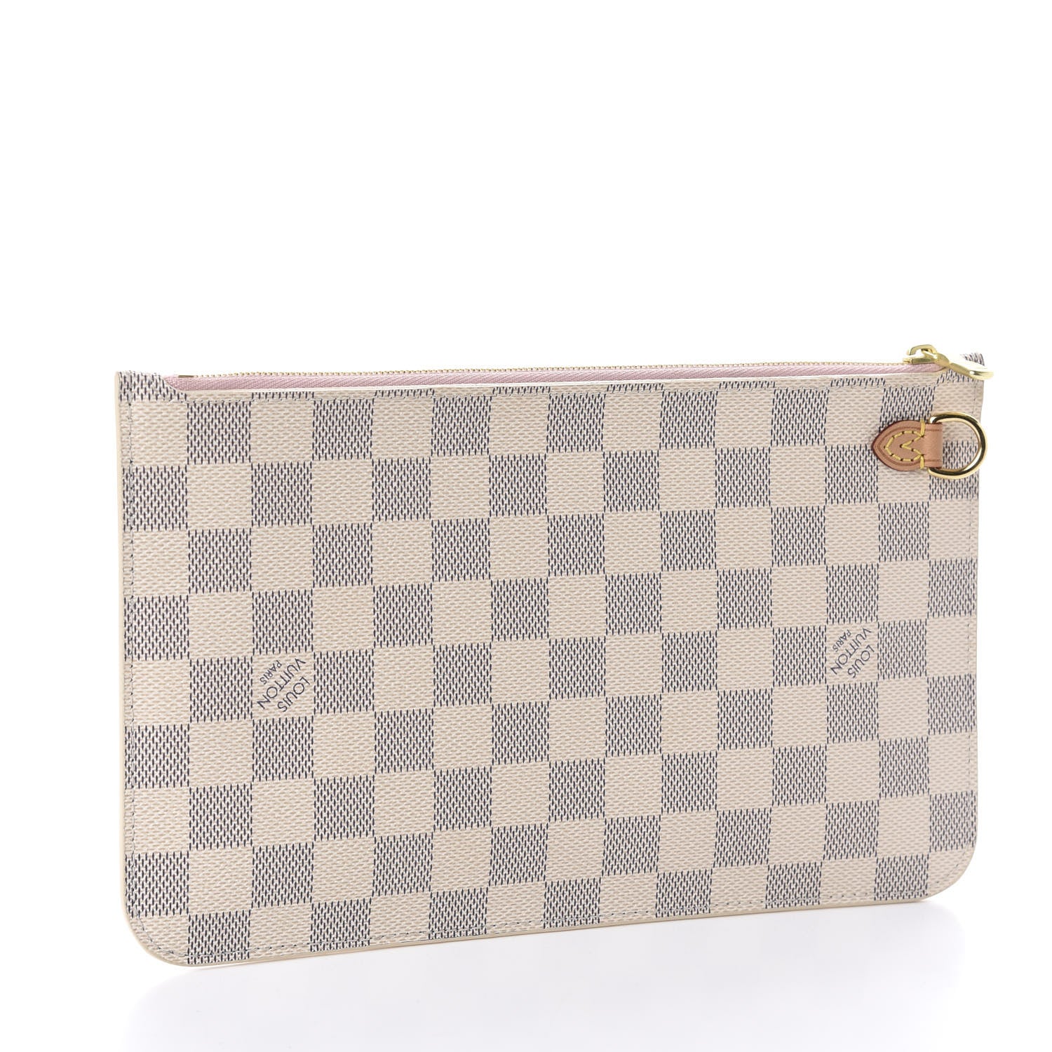 Louis Vuitton Damier Azur Neverfull MM GM Pochette Rose Ballerine 3 of 8