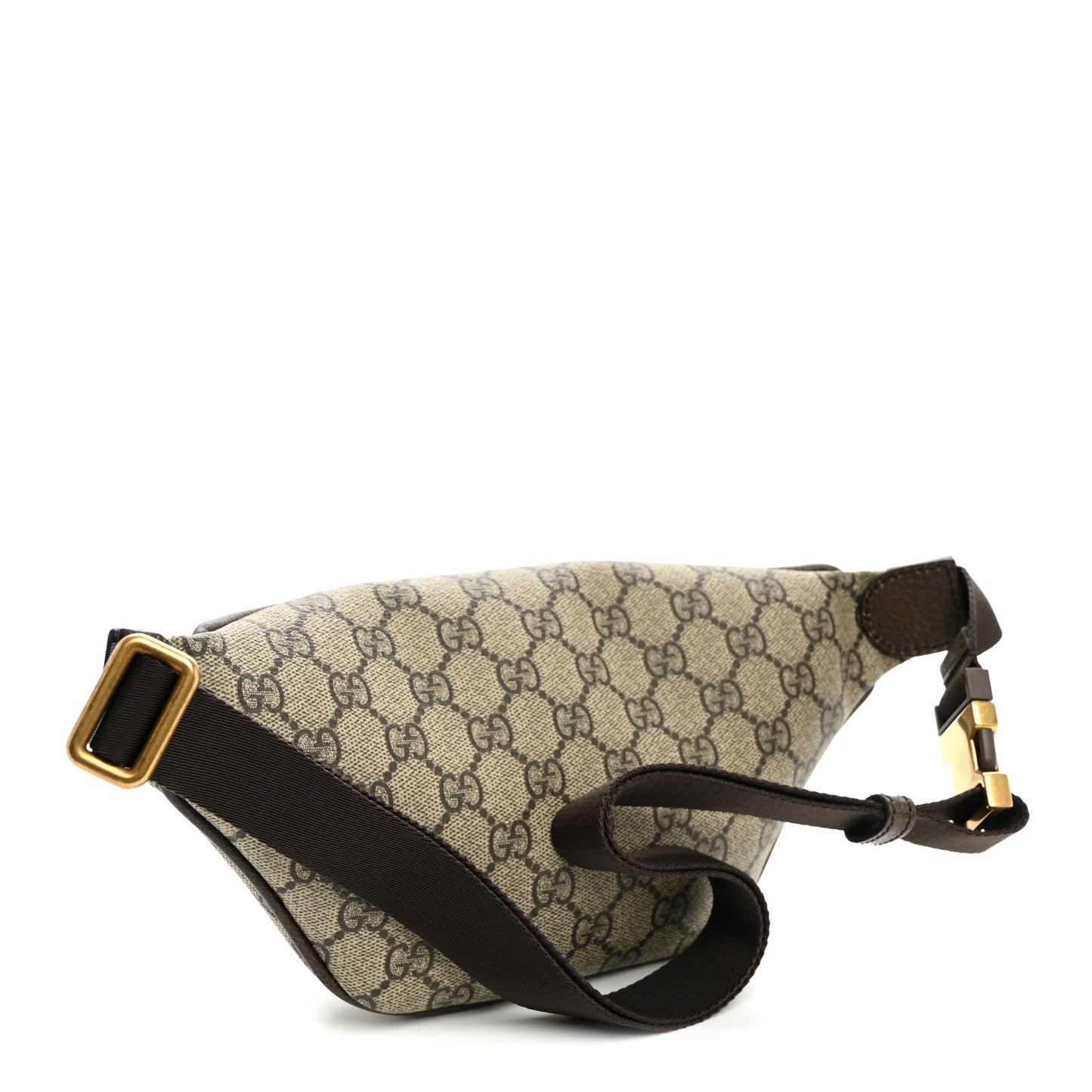 GG Supreme Monogram Web Small Ophidia Belt Bag Beige Ebony New Acero