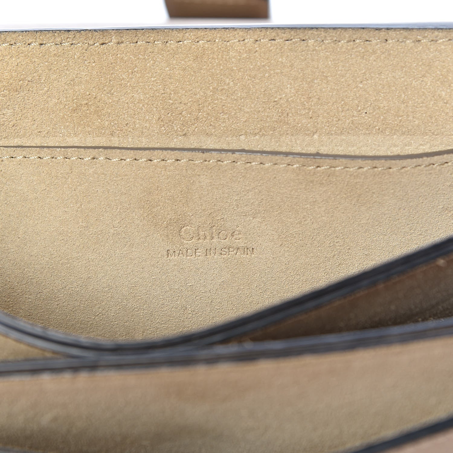 Chloe Goatskin Small Faye Shoulder Bag Tan 6 of 10