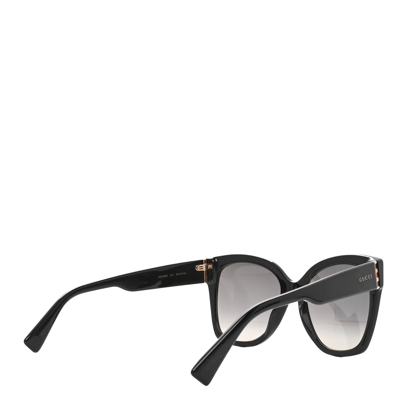 Acetate Square Frame Sunglasses GG0459S Black