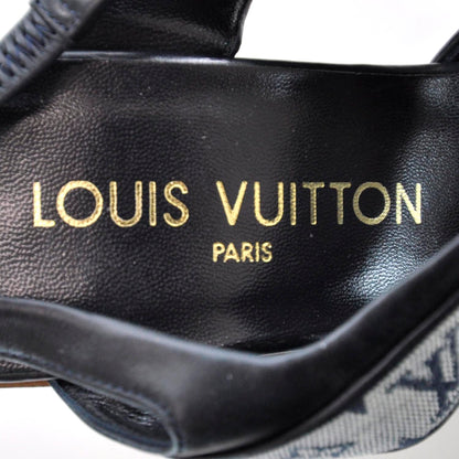 Louis Vuitton Mini Monogram Wooden Heels 37.5 7 of 9