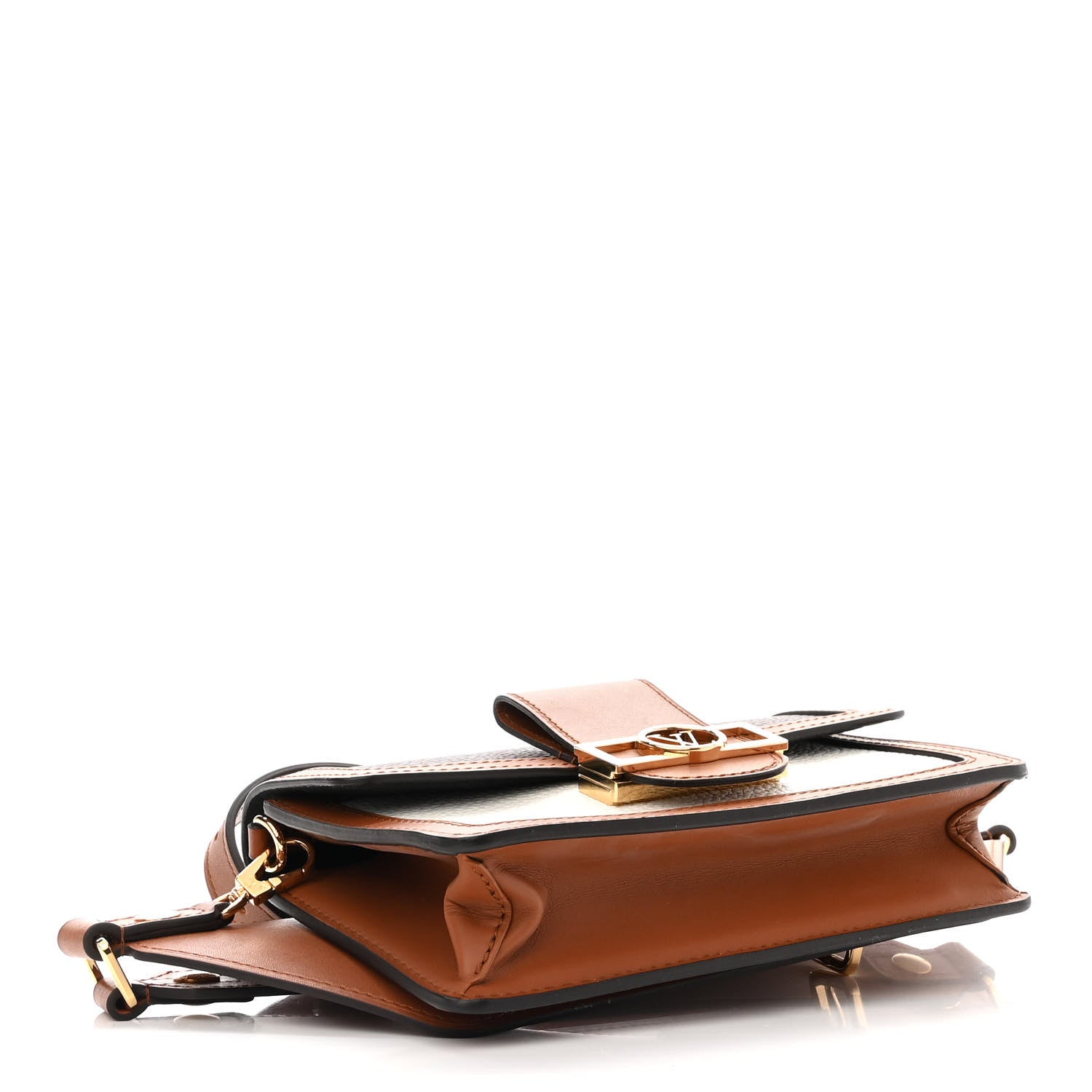 Louis Vuitton Taurillon Dauphine Bumbag Blackberry Snow 4 of 10
