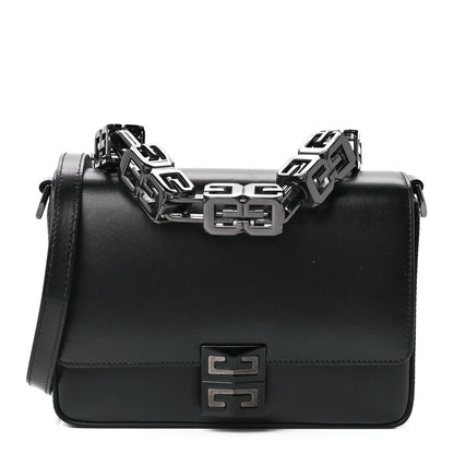 Givenchy Box Calfskin Medium 4G Cube Chain Shoulder Bag So Black 1 of 12