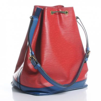 Louis Vuitton Epi Tri-Color Noe Red Blue Green 3 of 9