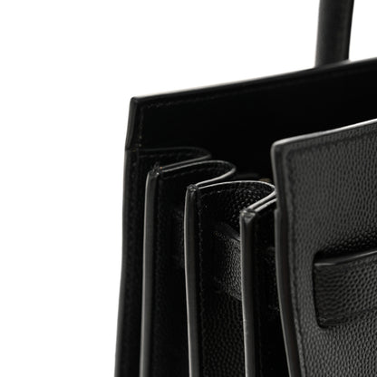 Saint Laurent Grain De Poudre Baby Sac De Jour Black 12 of 14