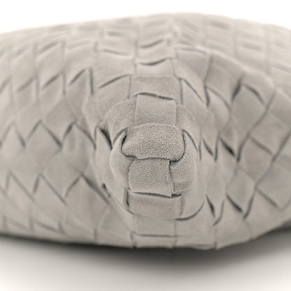 Bottega Veneta Suede Intrecciato Small Hop Sterling 10 of 10