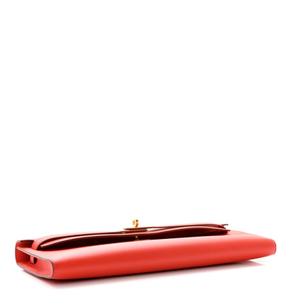 Hermes Swift Kelly Cut Clutch Pochette Capucine 3 of 6