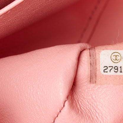 Chanel Lambskin Quilted Medium Double Flap Rose Pink 8 of 12