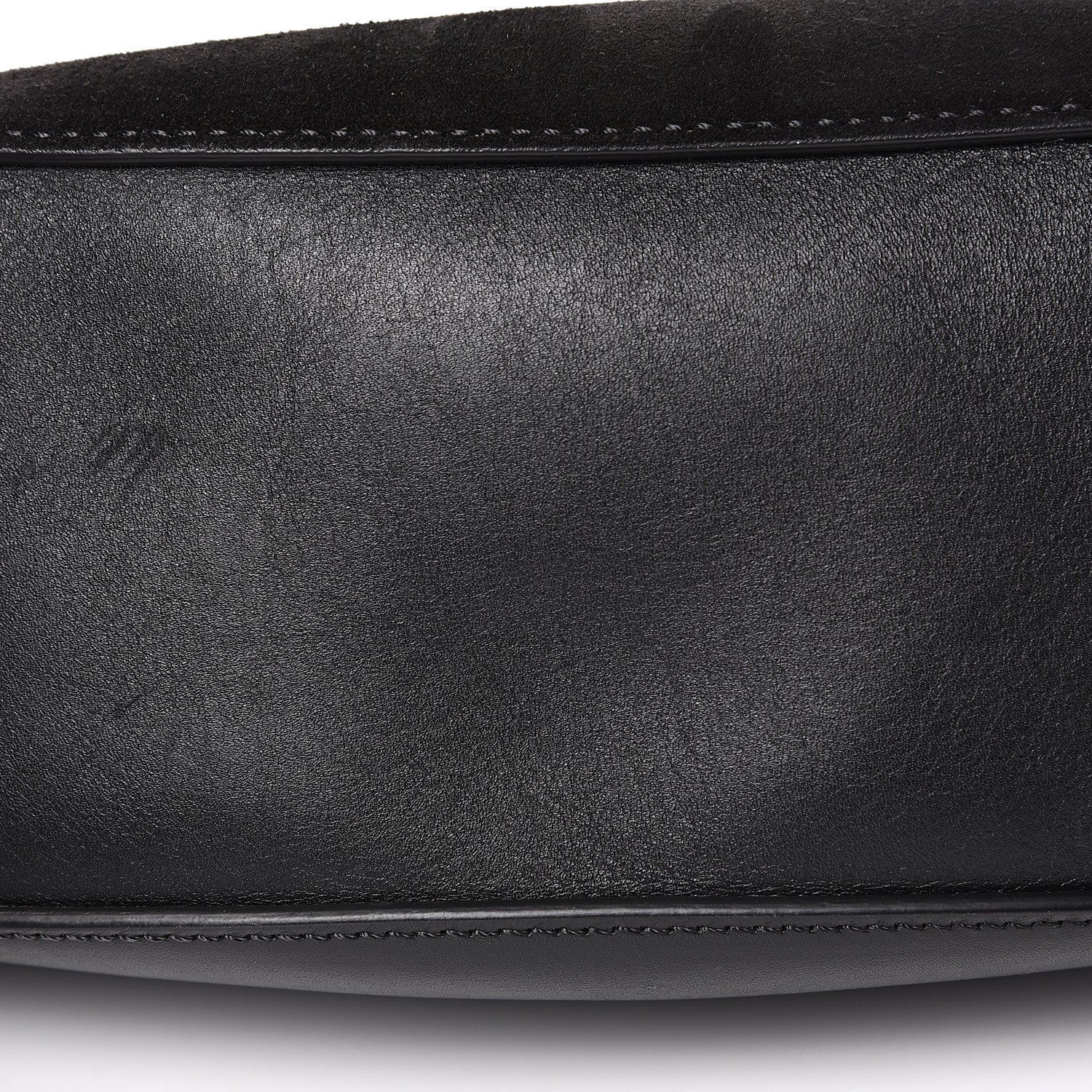 Chloe Suede Smooth Calfskin Drew Shoulder Bag Black 7 of 10