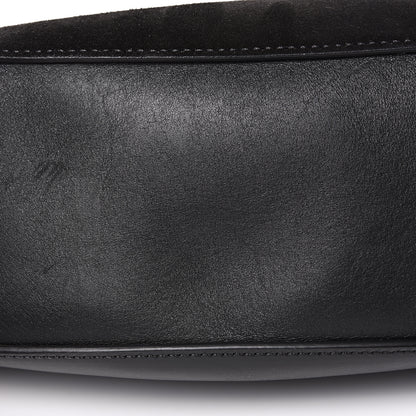 Chloe Suede Smooth Calfskin Drew Shoulder Bag Black 7 of 10