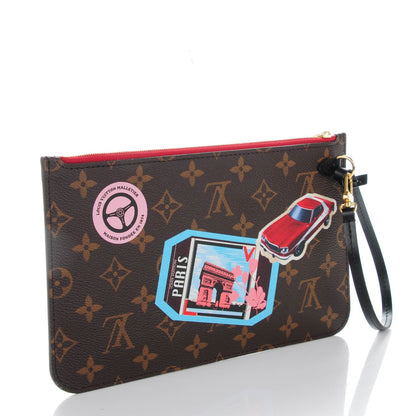 Louis Vuitton Monogram World Tour Neverfull MM GM Pochette 3 of 8