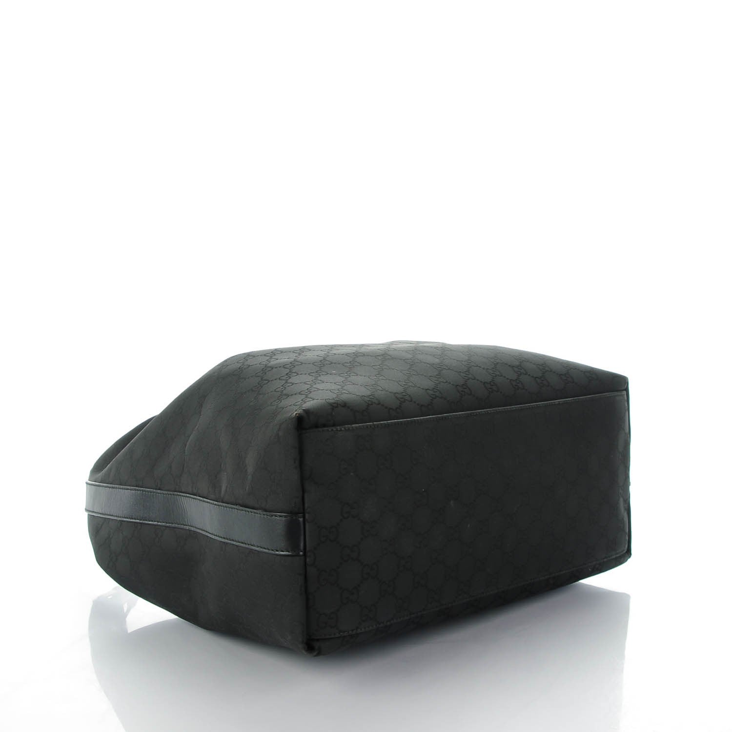 Gucci Nylon Monogram Large Hobo Black 4 of 7