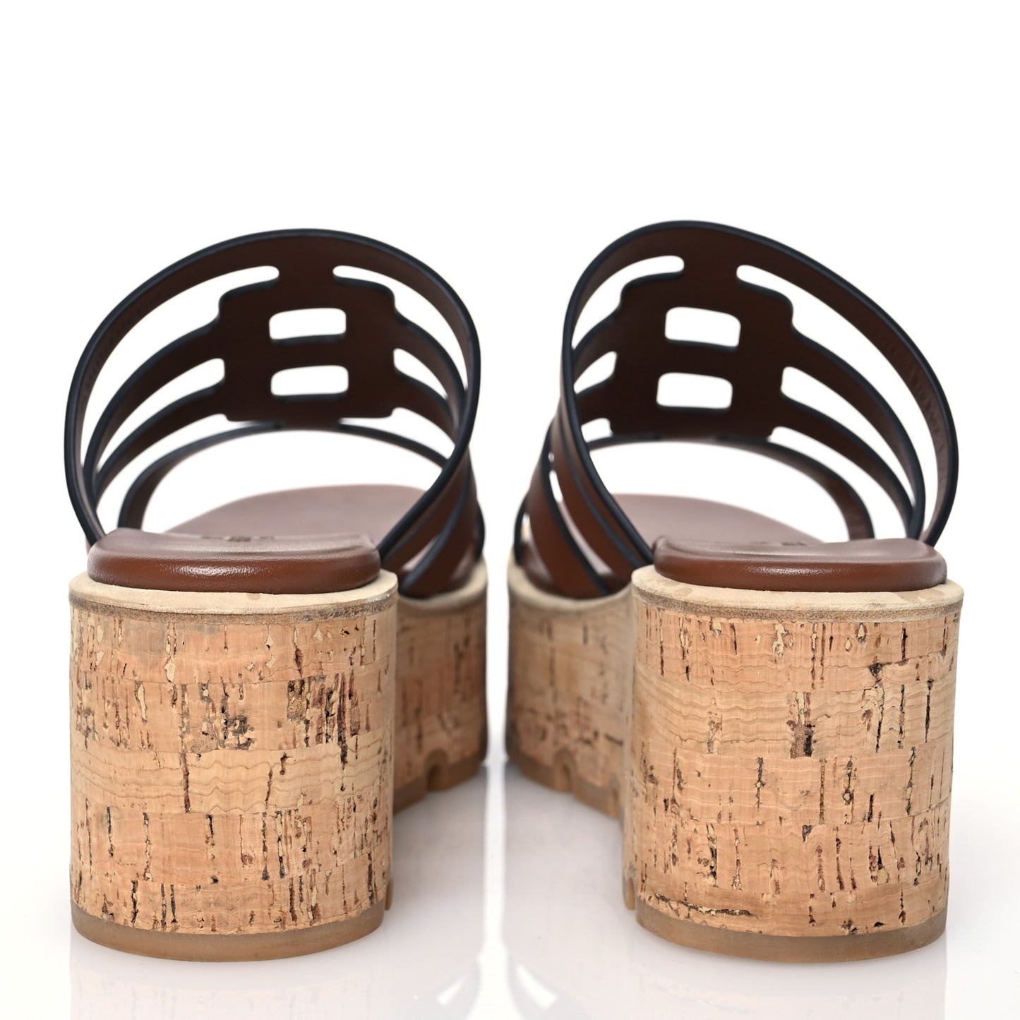 Calfskin Cork Isabella 30 Sandals 37 Gold