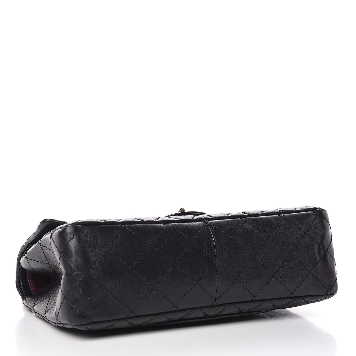 Aged Calfskin Quilted 2.55 Reissue 226 Flap Black