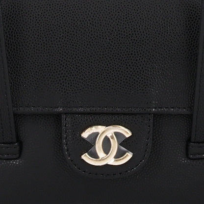 Chanel Shiny Caviar Mini Preppy Coco Shoulder Bag Black 7 of 10