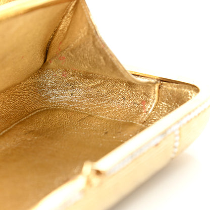 Judith Leiber Crystal Minaudiere Clutch Gold 10 of 25