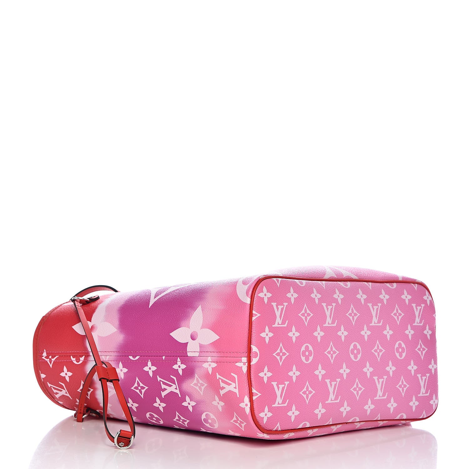 Louis Vuitton Monogram Escale Neverfull MM Rouge 5 of 12