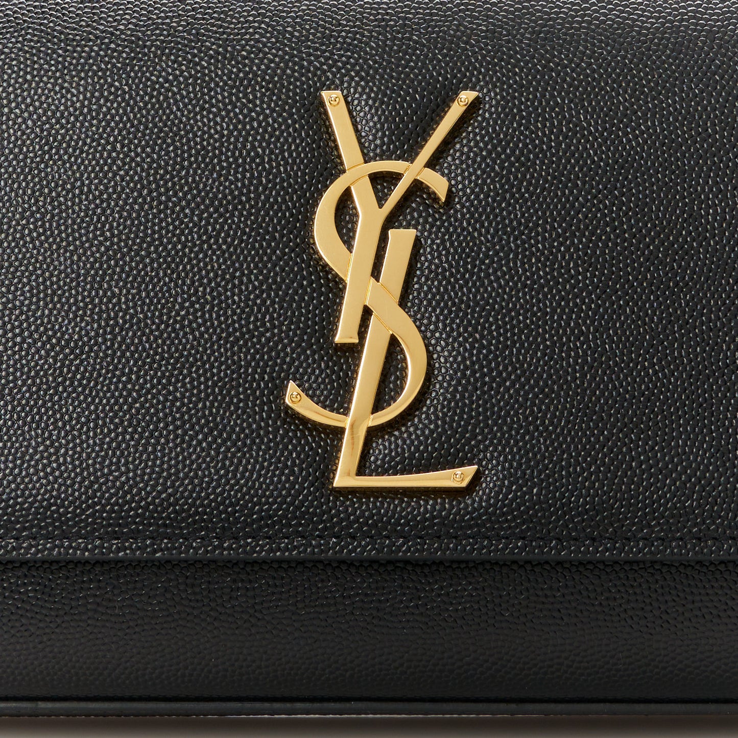 Grain De Poudre Monogram Cassandre Clutch Black