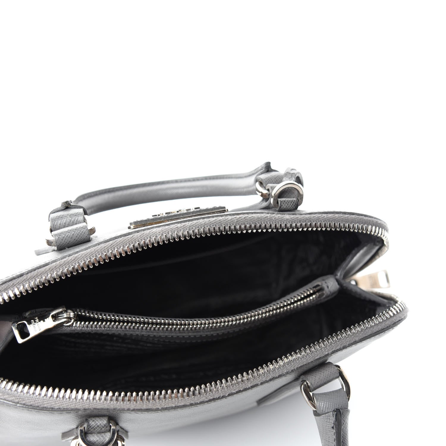 Prada Saffiano Lux Small Promenade Tote Marmo 5 of 10