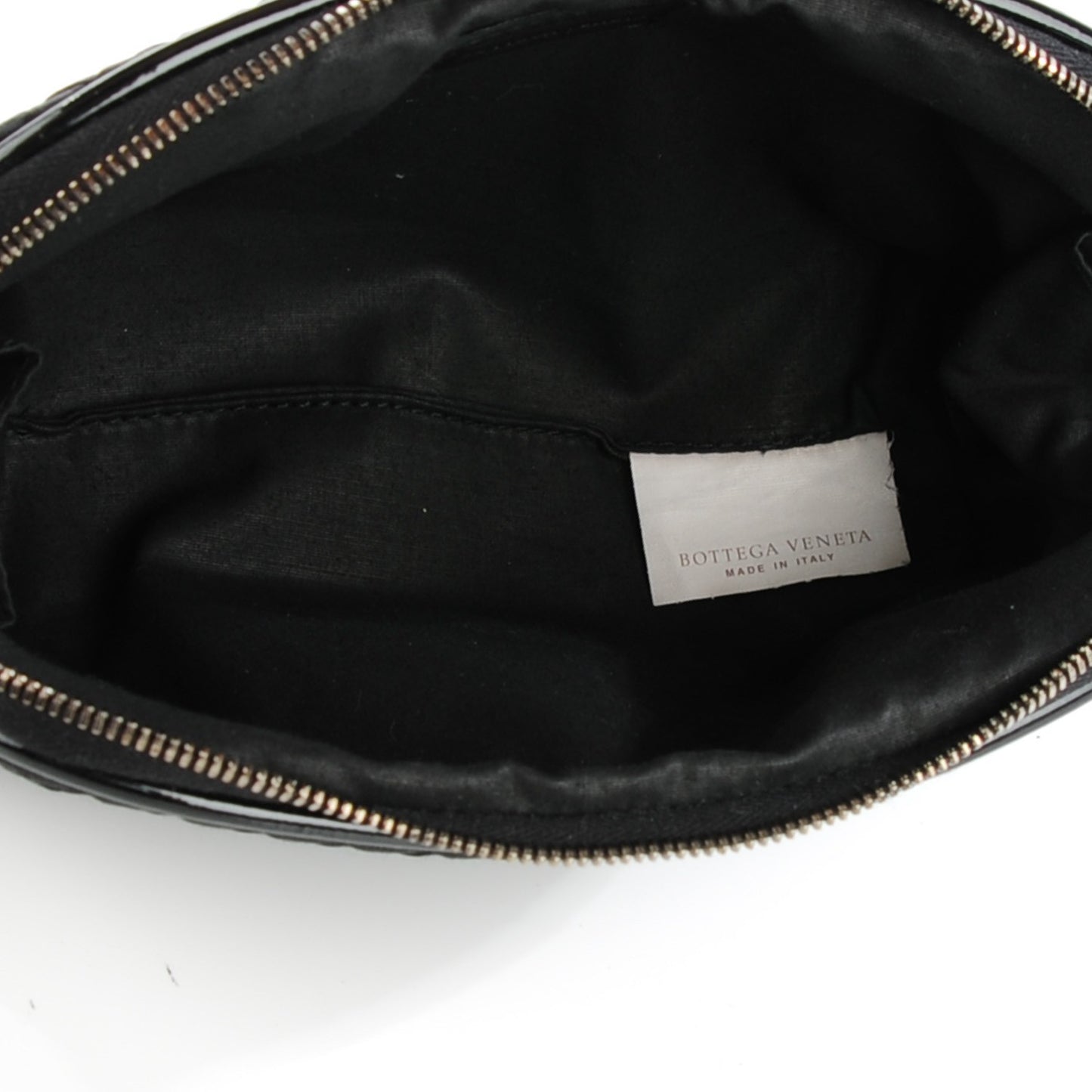 Silk Intrecciato Cosmetic Case Nero Black