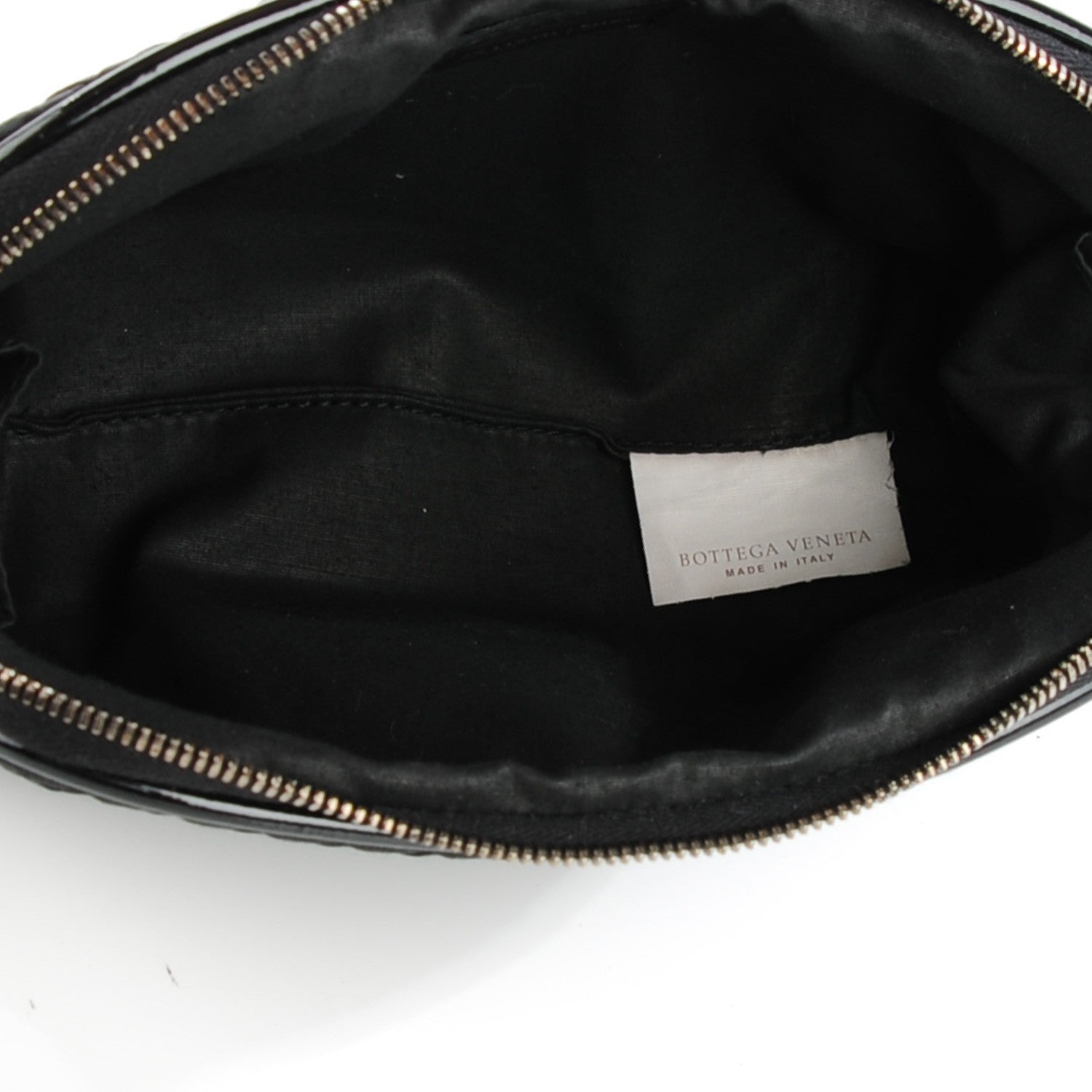Bottega Veneta Silk Intrecciato Cosmetic Case Nero Black 5 of 8