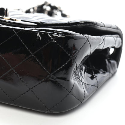 Chanel Patent Calfskin Quilted Mini Square Flap Black 9 of 9