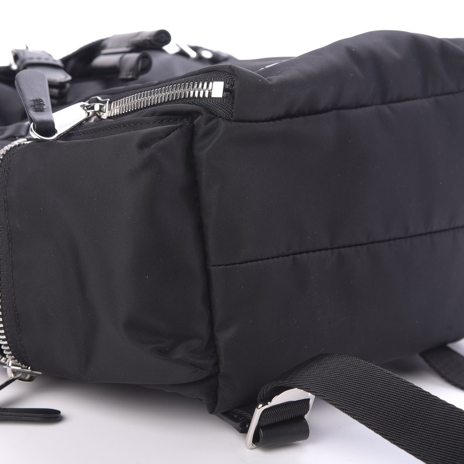 Burberry Nylon Logo Print Medium Rucksack Backpack Black 6 of 10