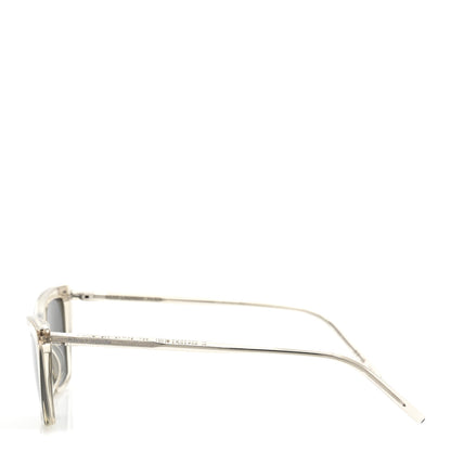 Saint Laurent Acetate Cat Eye Mica Thin SL 737 Sunglasses Translucent Beige 3 of 8