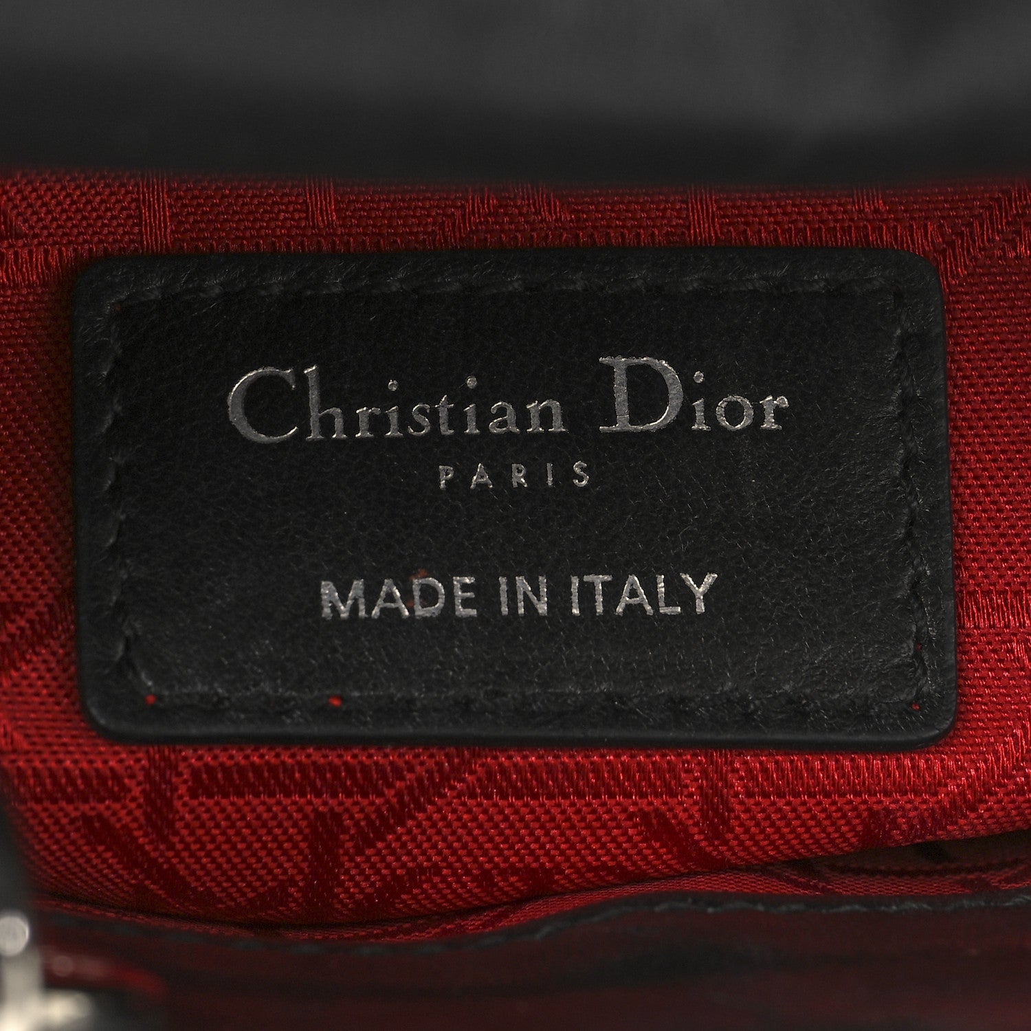 Christian Dior Lambskin Cannage Mini Lady Dior Black 6 of 14