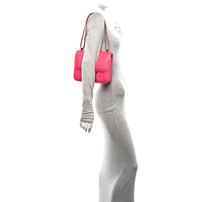 Hermes Epsom Constance 24 Rose Tyrien 2 of 10