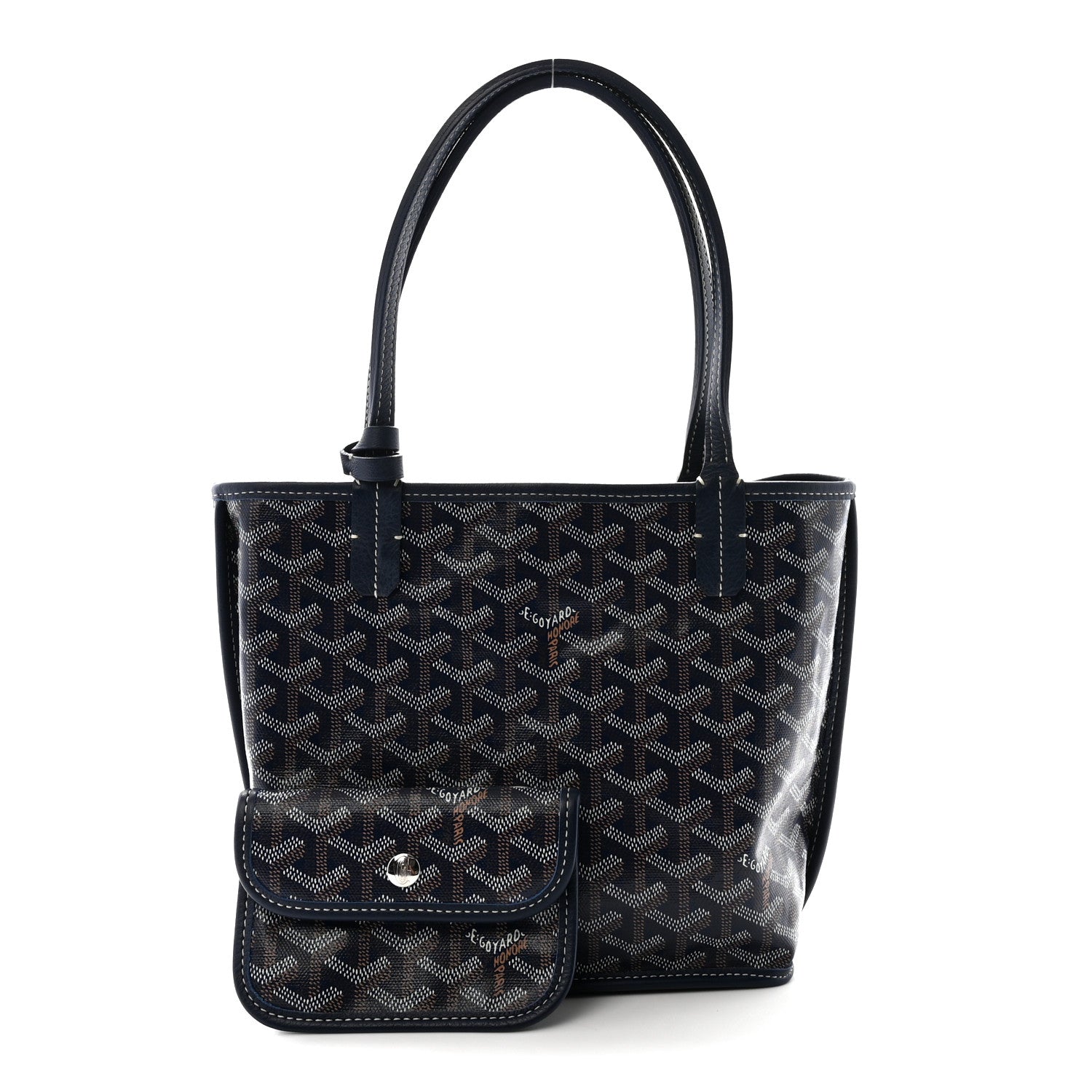 Goyard Goyardine Reversible Mini Anjou Navy 3 of 10