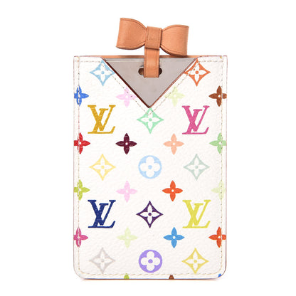 Louis Vuitton Monogram Multicolor Mirror and Case Pouch White 1 of 9
