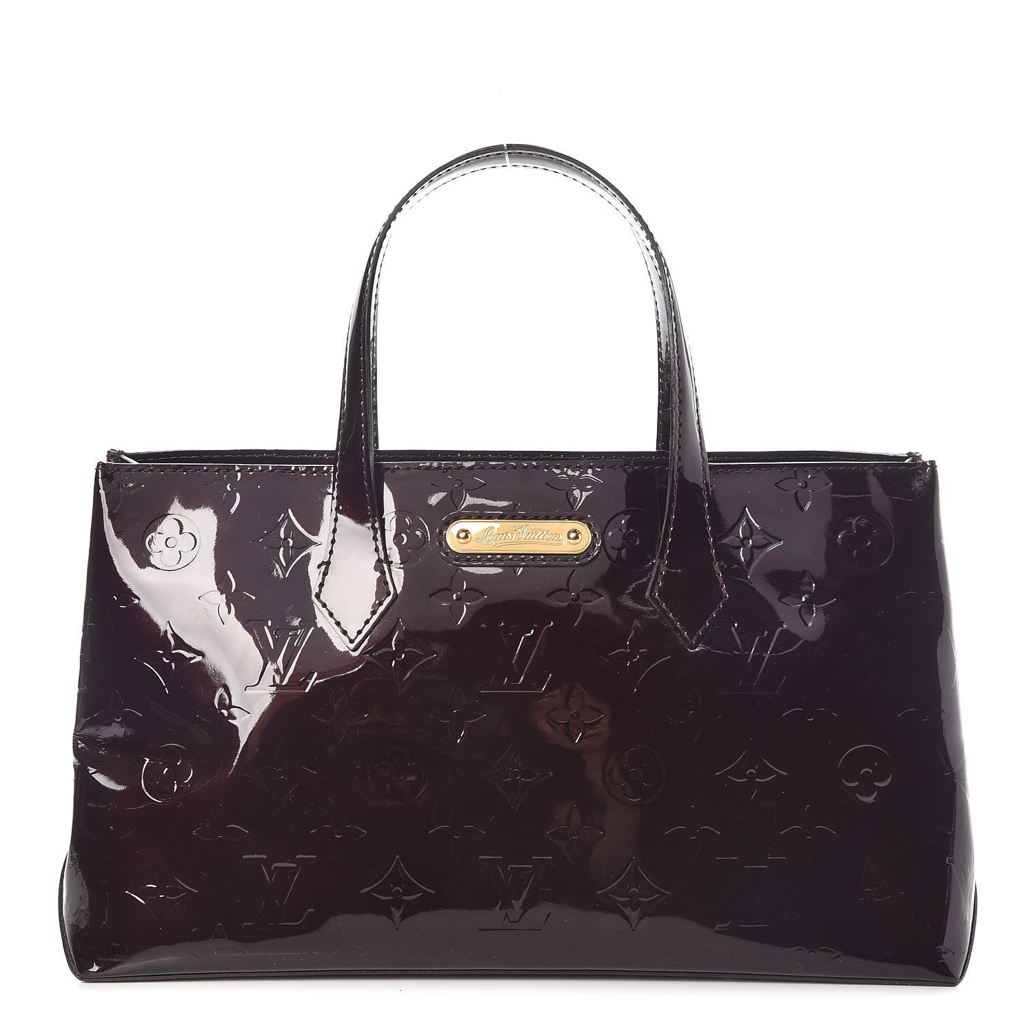 Louis Vuitton Vernis Wilshire PM Amarante 1 of 8
