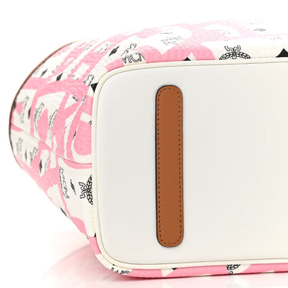 MCM X Eddie Kang Visetos Medium Reversible Shopper Tote White 14 of 18