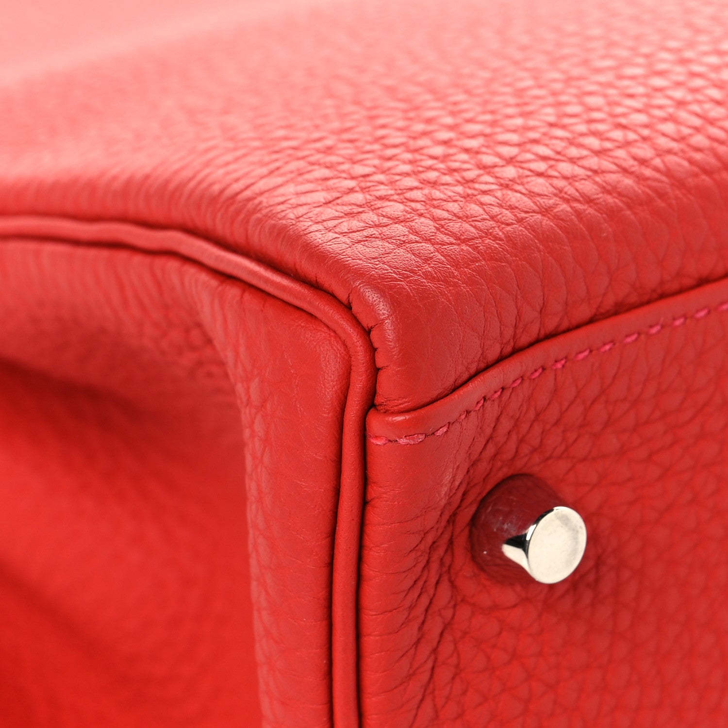 Hermes Togo Kelly Retourne 32 Rouge Casaque 11 of 12