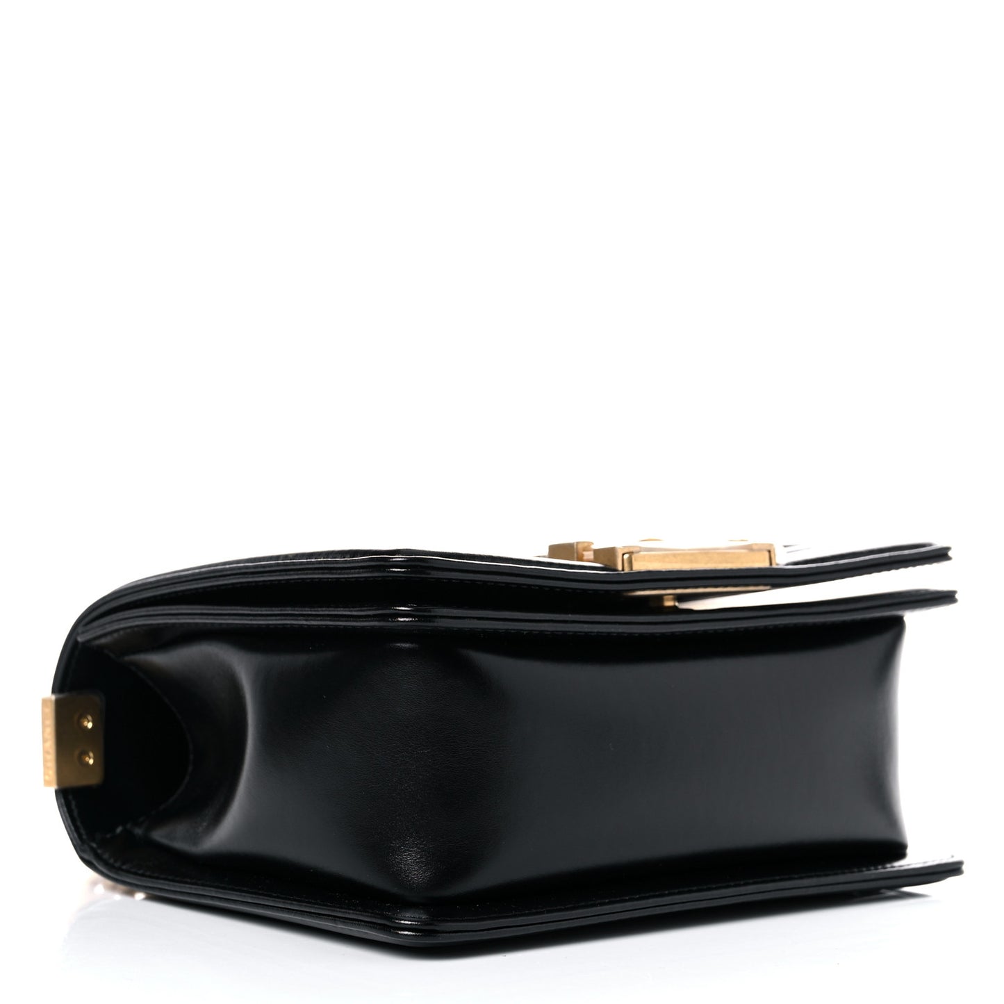 Calfskin Mini Boy Flap Black